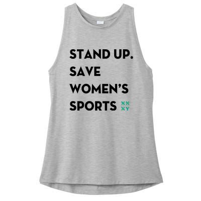 Stand Up Save Sports Ladies PosiCharge Tri-Blend Wicking Tank