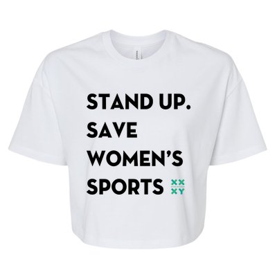 Stand Up Save Sports Bella+Canvas Jersey Crop Tee