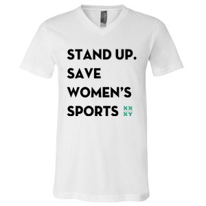 Stand Up Save Sports V-Neck T-Shirt