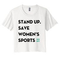 Stand Up Save Sports Women's Crop Top Tee