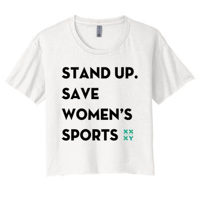 Stand Up Save Sports Women's Crop Top Tee