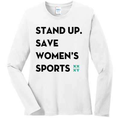 Stand Up Save Sports Ladies Long Sleeve Shirt