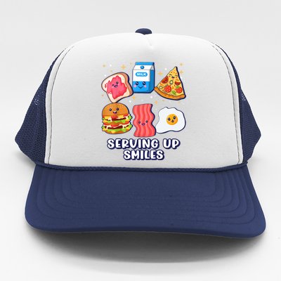 Serving Up Smiles Lunch Lady Trucker Hat