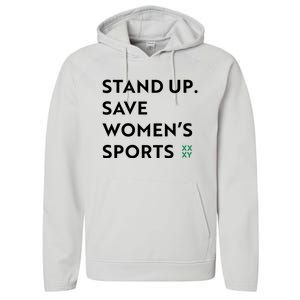 Stand Up Save Women’S Sports Performance Fleece Hoodie