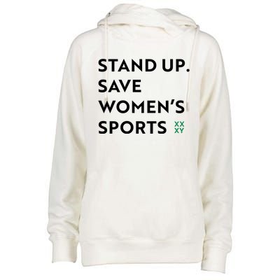 Stand Up Save Women’S Sports Womens Funnel Neck Pullover Hood