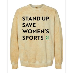 Stand Up Save Women’S Sports Colorblast Crewneck Sweatshirt