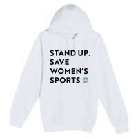 Stand Up Save Women’S Sports Premium Pullover Hoodie