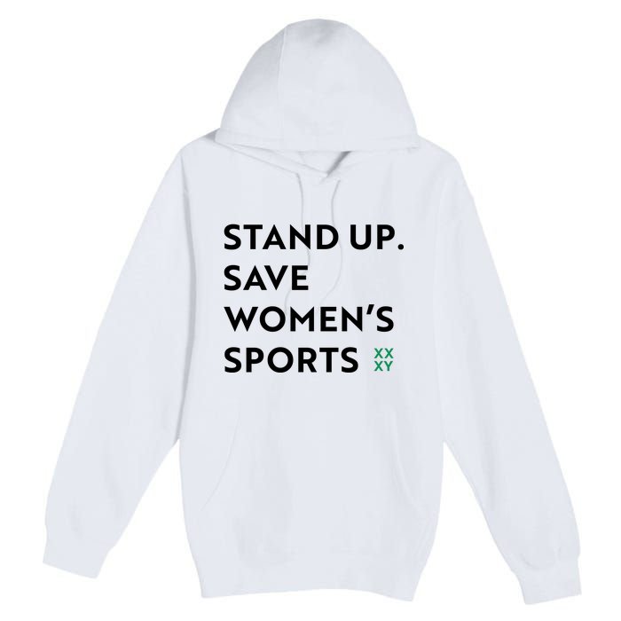 Stand Up Save Women’S Sports Premium Pullover Hoodie