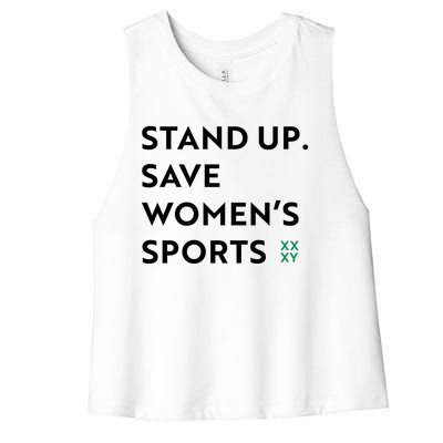 Stand Up Save Women’S Sports Women's Racerback Cropped Tank