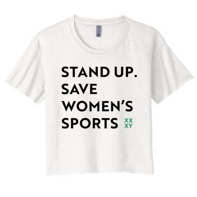 Stand Up Save Women’S Sports Women's Crop Top Tee