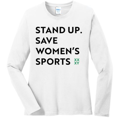 Stand Up Save Women’S Sports Ladies Long Sleeve Shirt