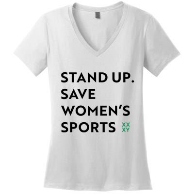 Stand Up Save Women’S Sports Women's V-Neck T-Shirt