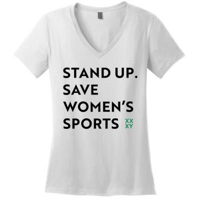 Stand Up Save Women’S Sports Women's V-Neck T-Shirt