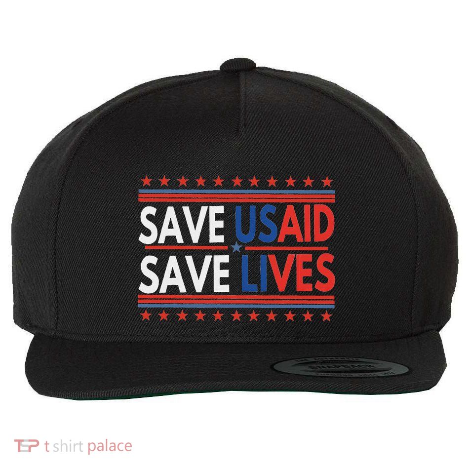 Save Usaid Saves Lives Us Agency International Wool Snapback Cap