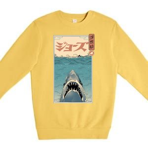 Shark Ukiyo Premium Crewneck Sweatshirt