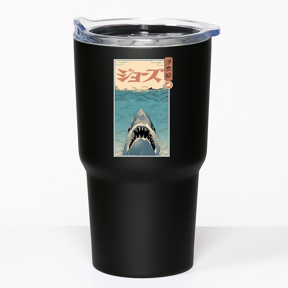 Shark Ukiyo Tumbler