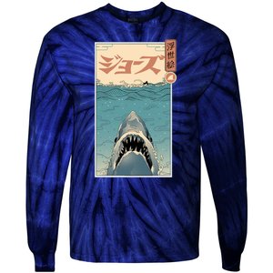 Shark Ukiyo Tie-Dye Long Sleeve Shirt