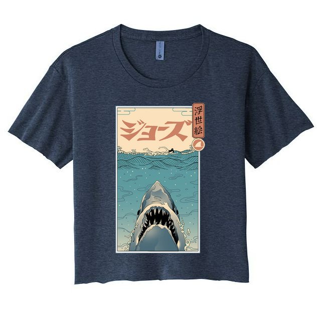 Shark Ukiyo Crop Top