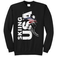 Skiing USA Support The Team USA Flag Ski Sweatshirt