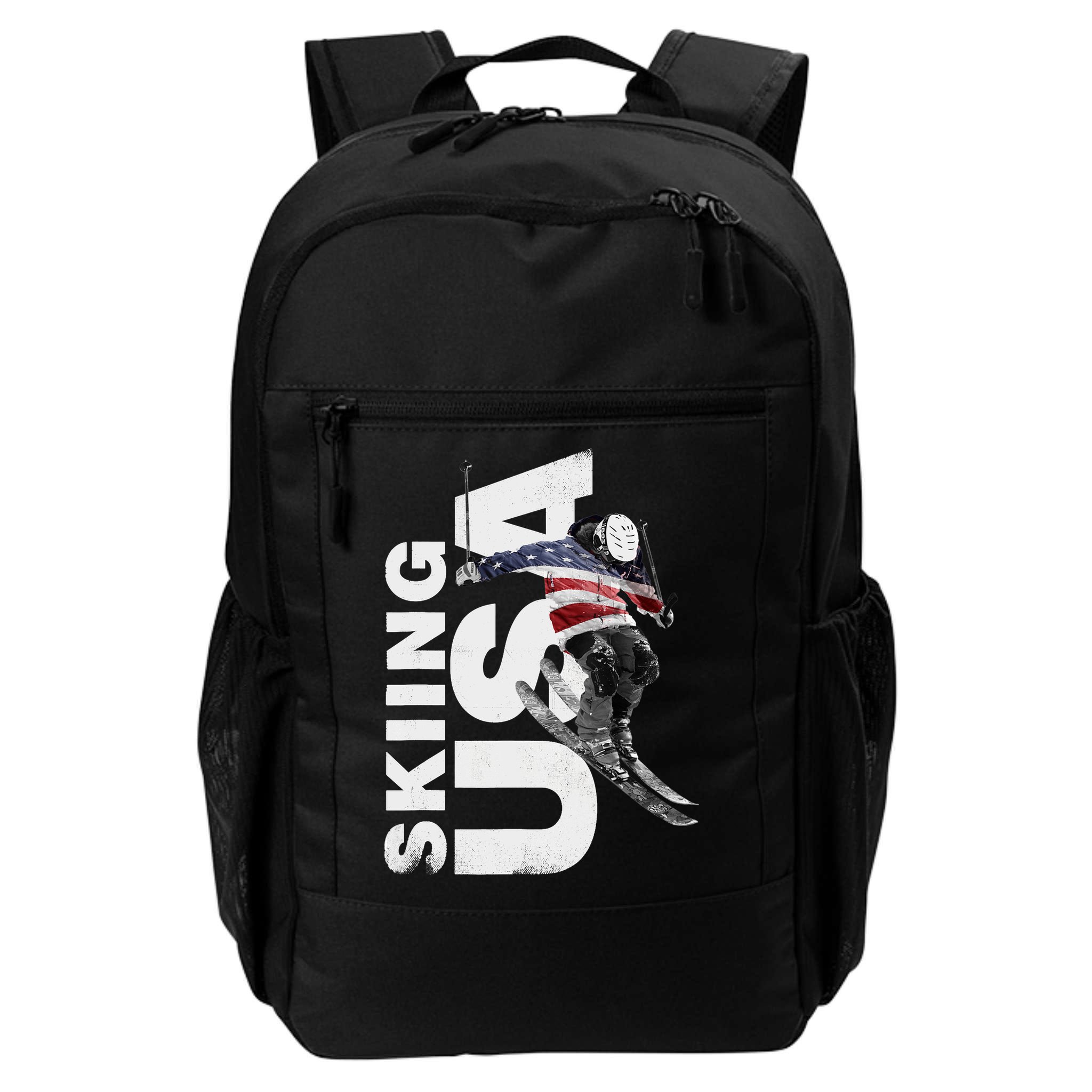 Skiing USA Support The Team USA Flag Ski Backpack