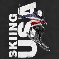Skiing USA Support The Team USA Flag Ski 25L Jumbo Tote