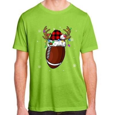 Santa Ugly Sports Christmas Football Player Meaningful Gift Adult ChromaSoft Performance T-Shirt