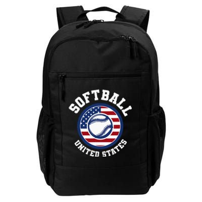 Softball USA Support the Team USA Flag Daily Commute Backpack