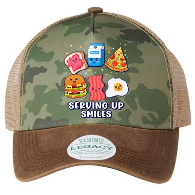 Serving Up Smiles Lunch Lady Legacy Tie Dye Trucker Hat