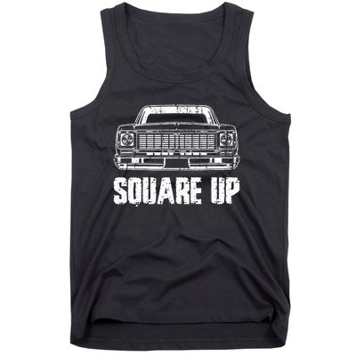 Square Up Square Body King Of Trucks Tank Top