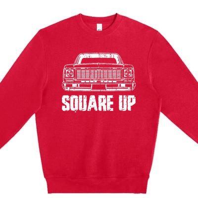 Square Up Square Body King Of Trucks Premium Crewneck Sweatshirt