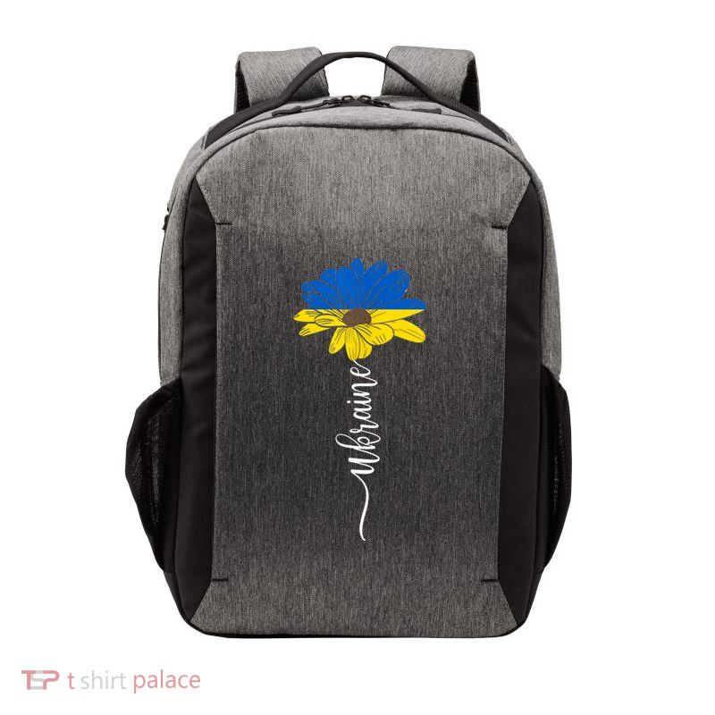 Support Ukraine Sunflower Vector Backpack