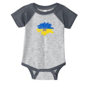 Support Ukraine Sunflower Infant Baby Jersey Bodysuit