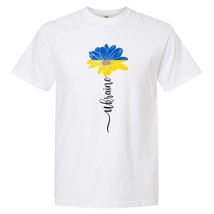 Support Ukraine Sunflower Garment-Dyed Heavyweight T-Shirt