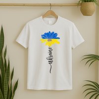 Support Ukraine Sunflower T-Shirt