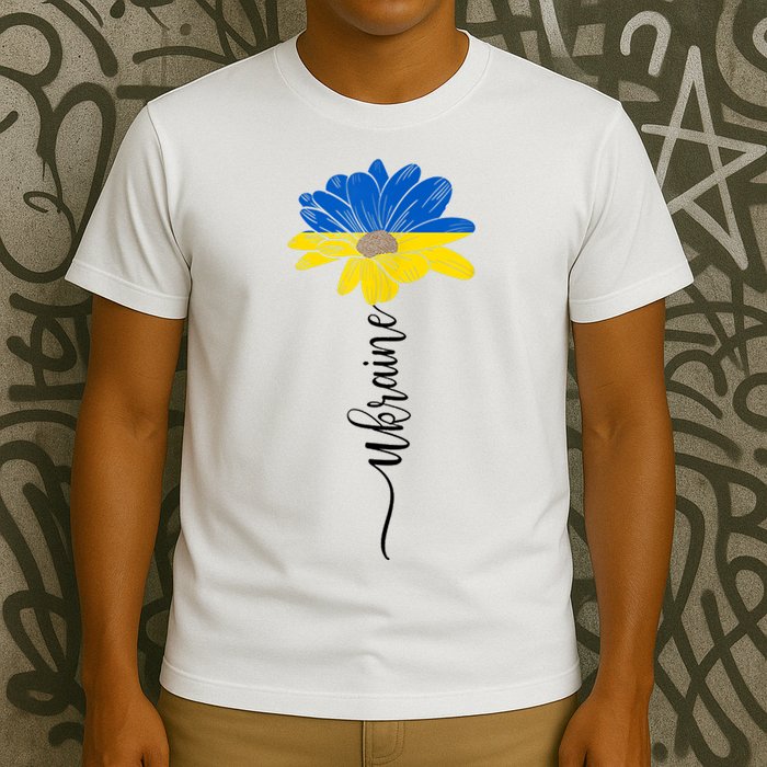 Support Ukraine Sunflower T-Shirt