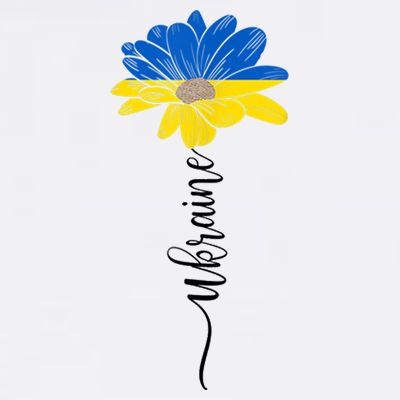 Support Ukraine Sunflower T-Shirt