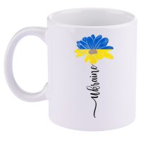 Support Ukraine Sunflower 11oz C Handle Ceramic Mug