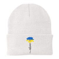 Support Ukraine Sunflower Knit Cap Winter Beanie