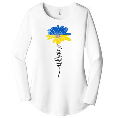 Support Ukraine Sunflower Women's Perfect Tri Tunic Long Sleeve Shirt