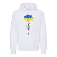 Support Ukraine Sunflower Premium Hoodie