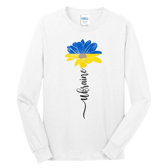 Support Ukraine Sunflower Tall Long Sleeve T-Shirt