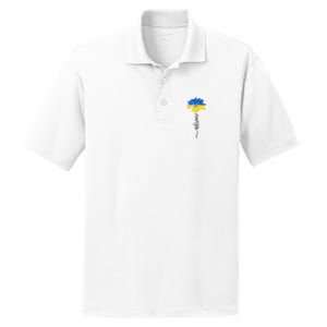 Support Ukraine Sunflower PosiCharge RacerMesh Polo