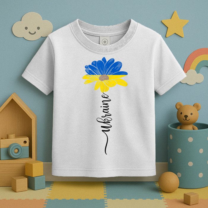 Support Ukraine Sunflower Toddler T-Shirt