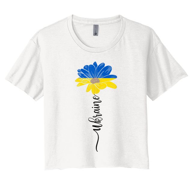 Support Ukraine Sunflower Crop Top