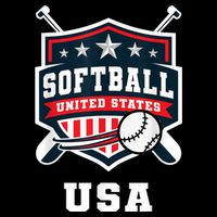 Softball USA Support the Team Shirt USA Flag Impact Tech Backpack