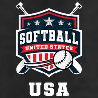 Softball USA Support the Team Shirt USA Flag Hat