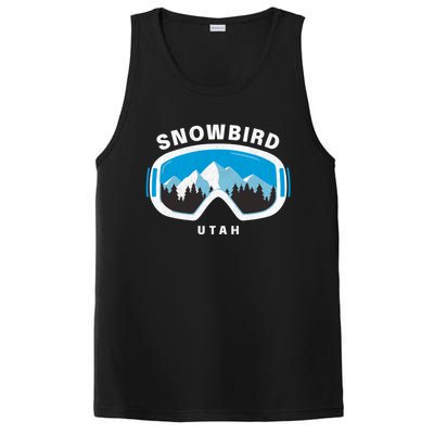 Snowbird Utah Ski Snowboard Goggles Snow Mountain PosiCharge Competitor Tank