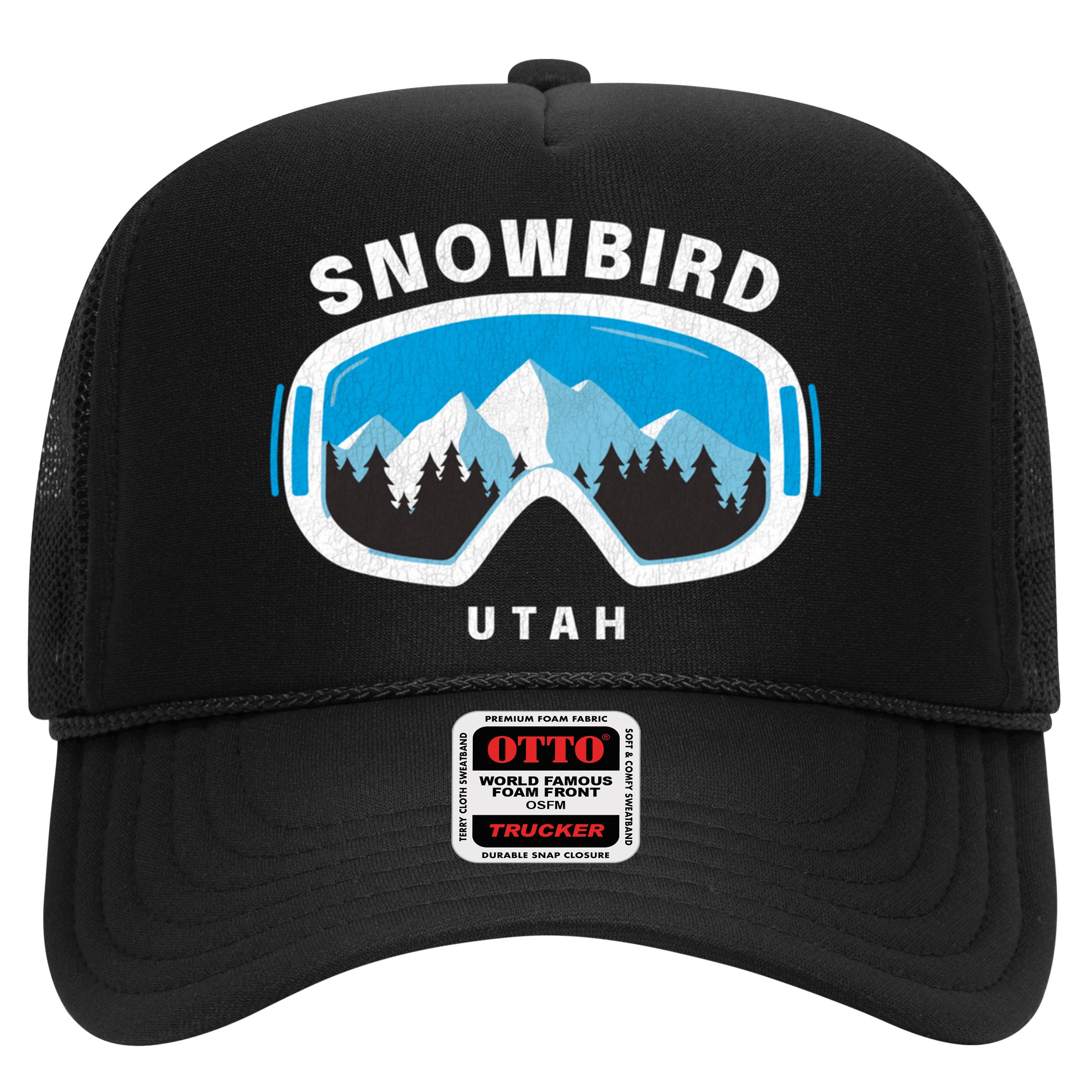 Snowbird Utah Ski Snowboard Goggles Snow Mountain Hat