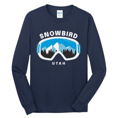 Snowbird Utah Ski Snowboard Goggles Snow Mountain Tall Long Sleeve T-Shirt