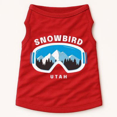 Snowbird Utah Ski Snowboard Goggles Snow Mountain Doggie Tank